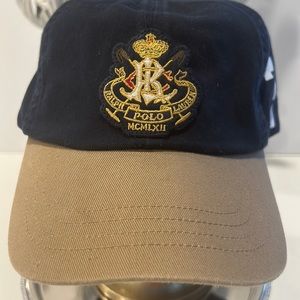 Polo by Ralph Lauren crested baseball hat.